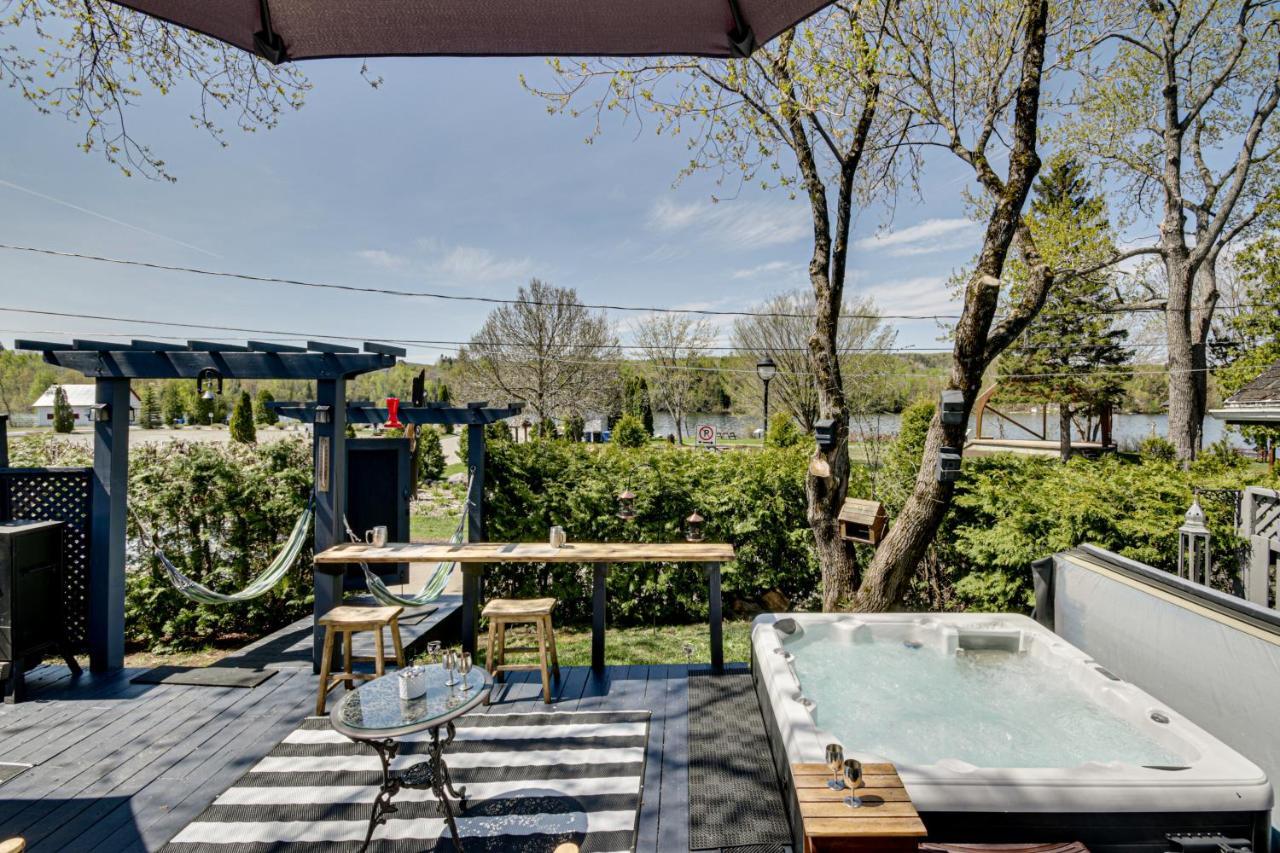Le Petit Manoir Spa Et Vue Sur Riviere St Maurice Grandes Piles Exterior foto